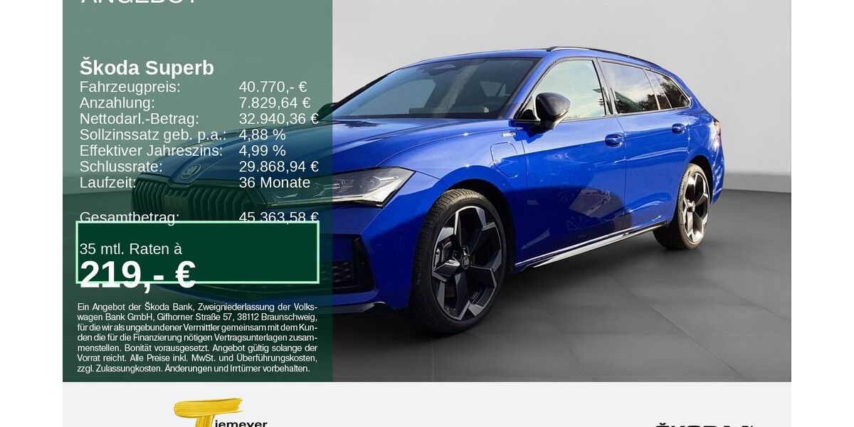 Skoda Superb 37.114 km 39.970 &euro; Remscheid 42857