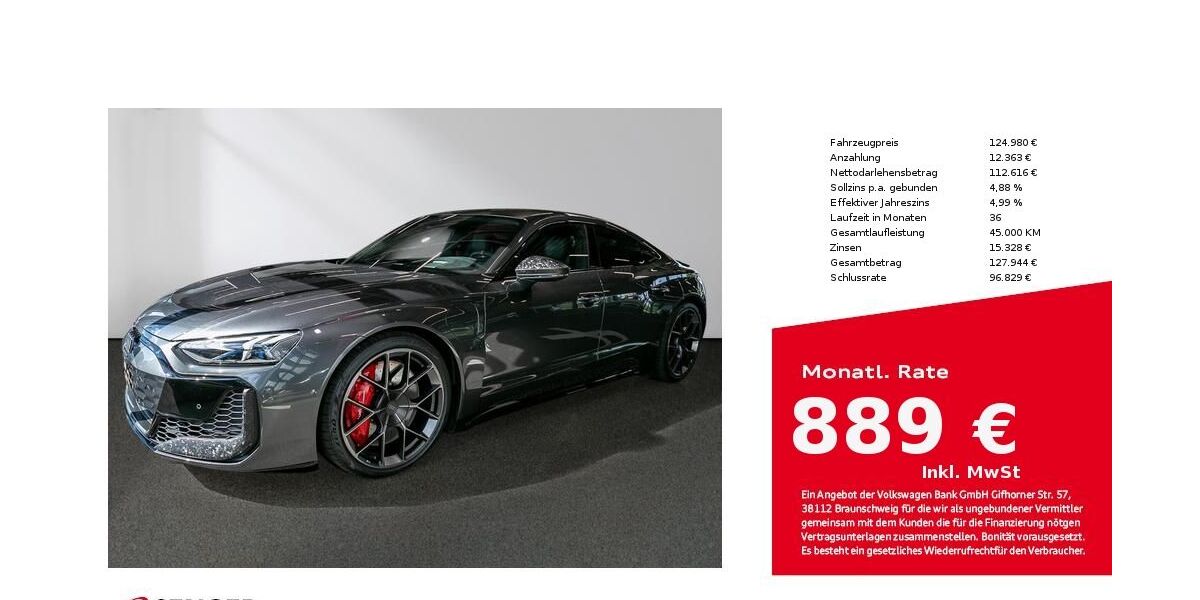 Audi RS e-tron GT 12.700 km 124.980 &euro; Lübeck 23556