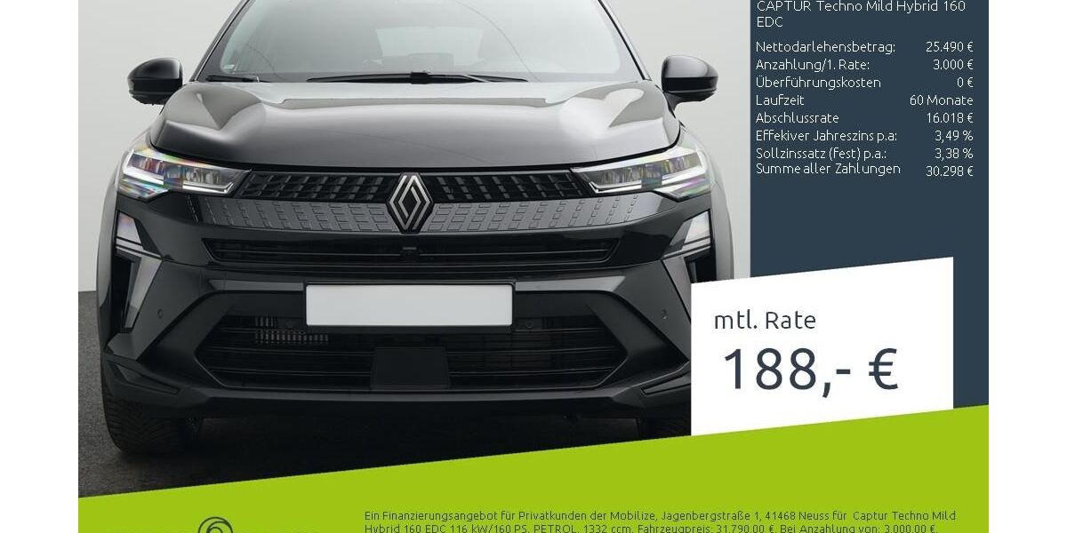 Renault Captur 1.500 km 27.880 &euro; Stuhr 28816