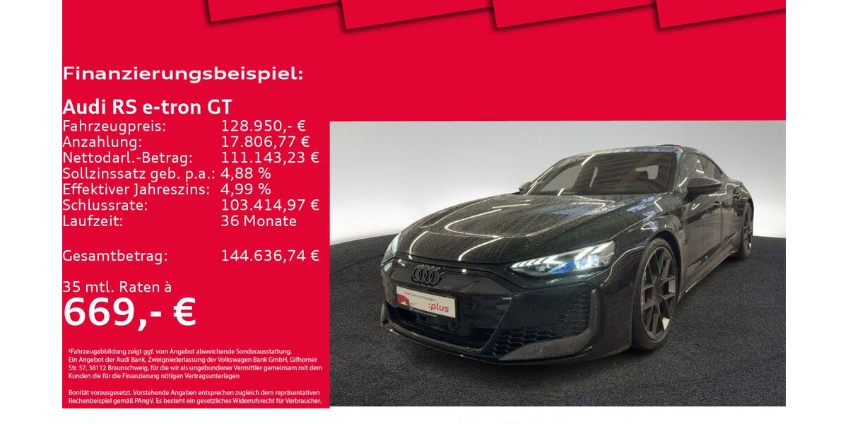 Audi RS e-tron GT 7.162 km 127.750 &euro; Hannover 30179