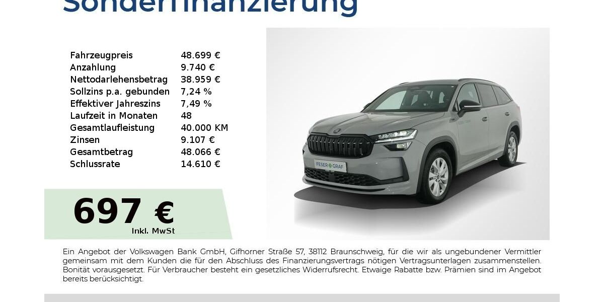 Skoda Kodiaq 9.900 km 48.699 &euro; Nürnberg 90441