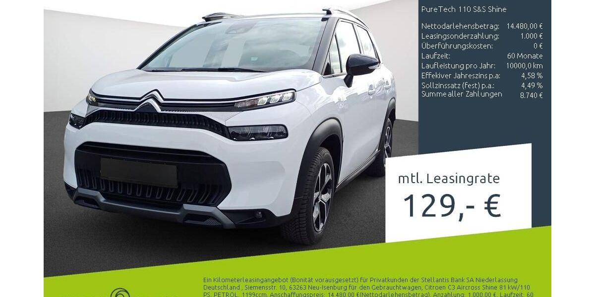 Citroen C3 Aircross 20.023 km 14.480 &euro; Borken 46325