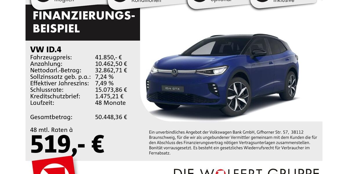 VW ID.4 14.866 km 41.850 &euro; Buergstadt 63927