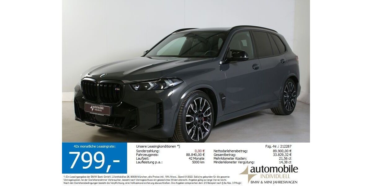 BMW X5 M60 17.990 km 88.839 &euro; Paderborn 33100