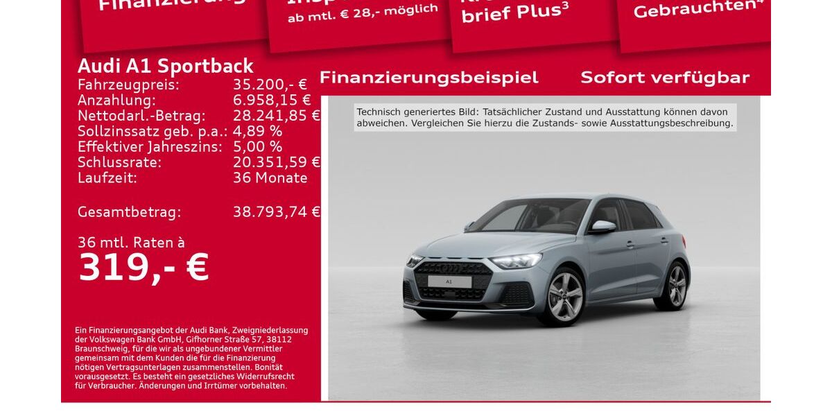 Audi A1 6.001 km 34.800 &euro; Berlin 12489