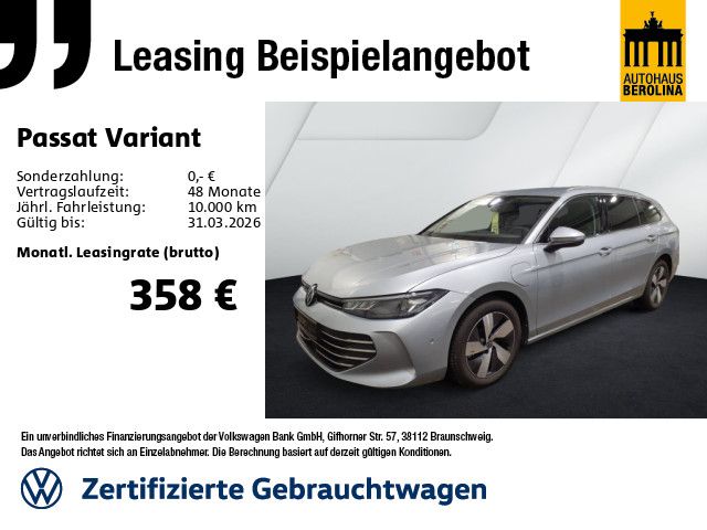 VW Passat Variant 21.767 km 35.290 &euro; Berlin 10709