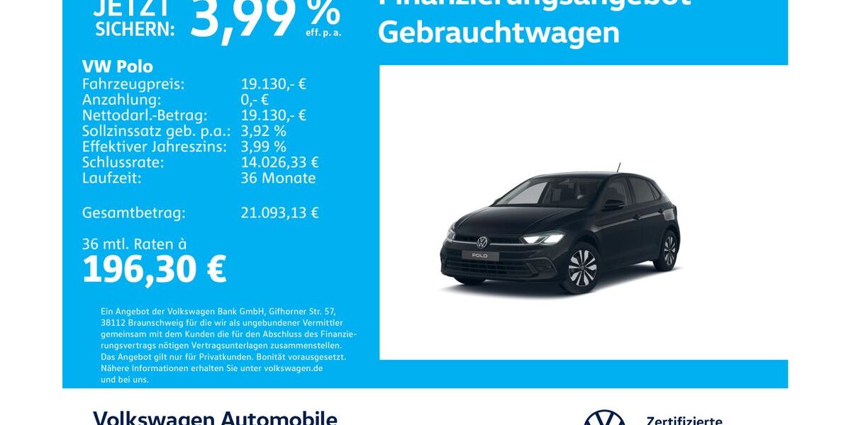 VW Polo 25.892 km 19.130 &euro; Stuttgart-Wangen 70188