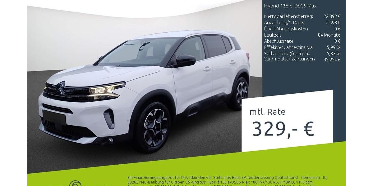 Citroen C5 Aircross 17.146 km 24.970 &euro; Ahaus 48683