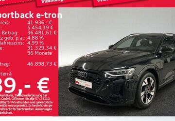 Audi Q8 e-tron 67.109 km 41.317 &euro; München 81825
