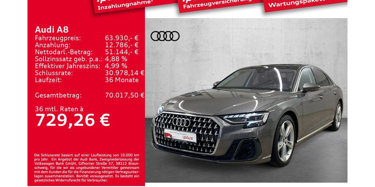 Audi A8 39.567 km 60.890 &euro; Leipzig 04129