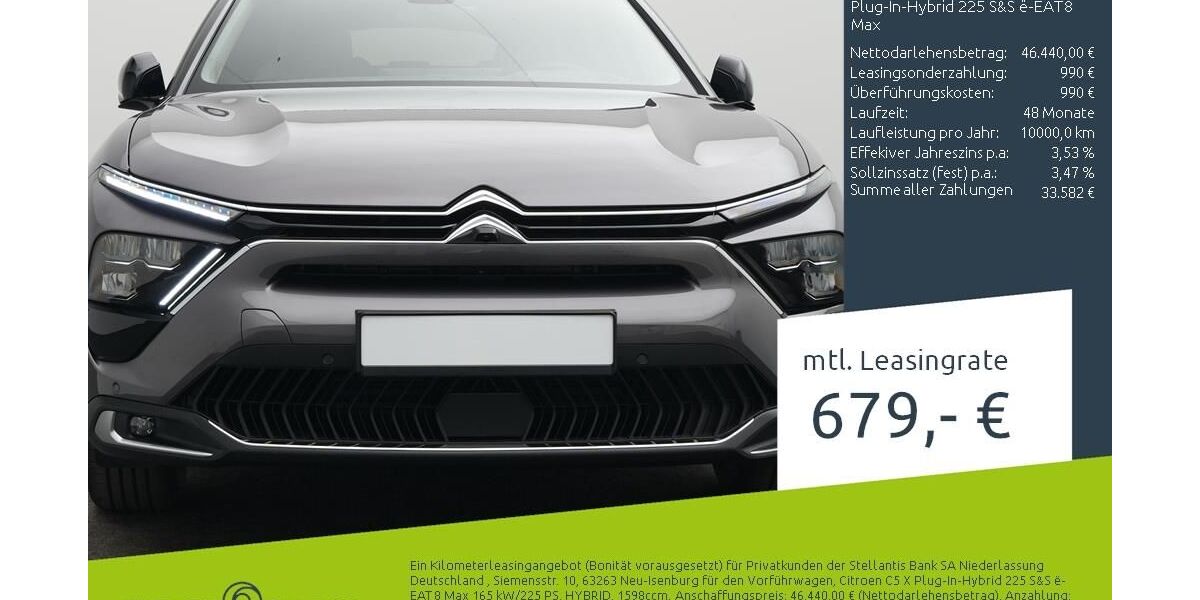 Citroen C5 X 7.000 km 44.870 &euro; Borken 46325