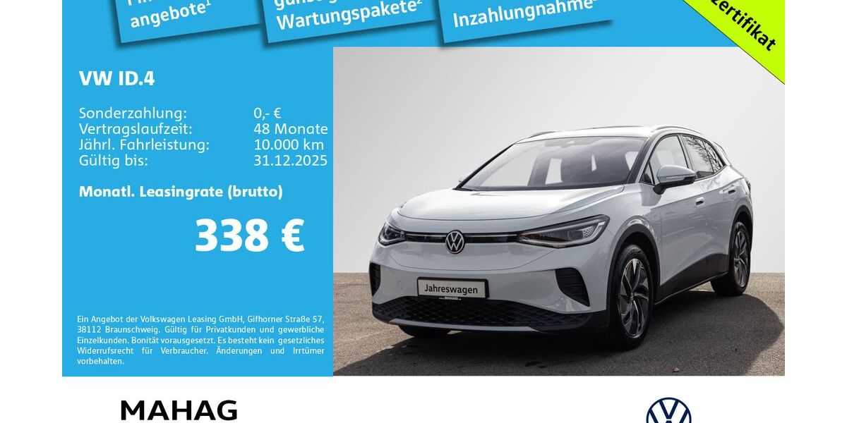 VW ID.4 5.291 km 31.496 &euro; München 81825