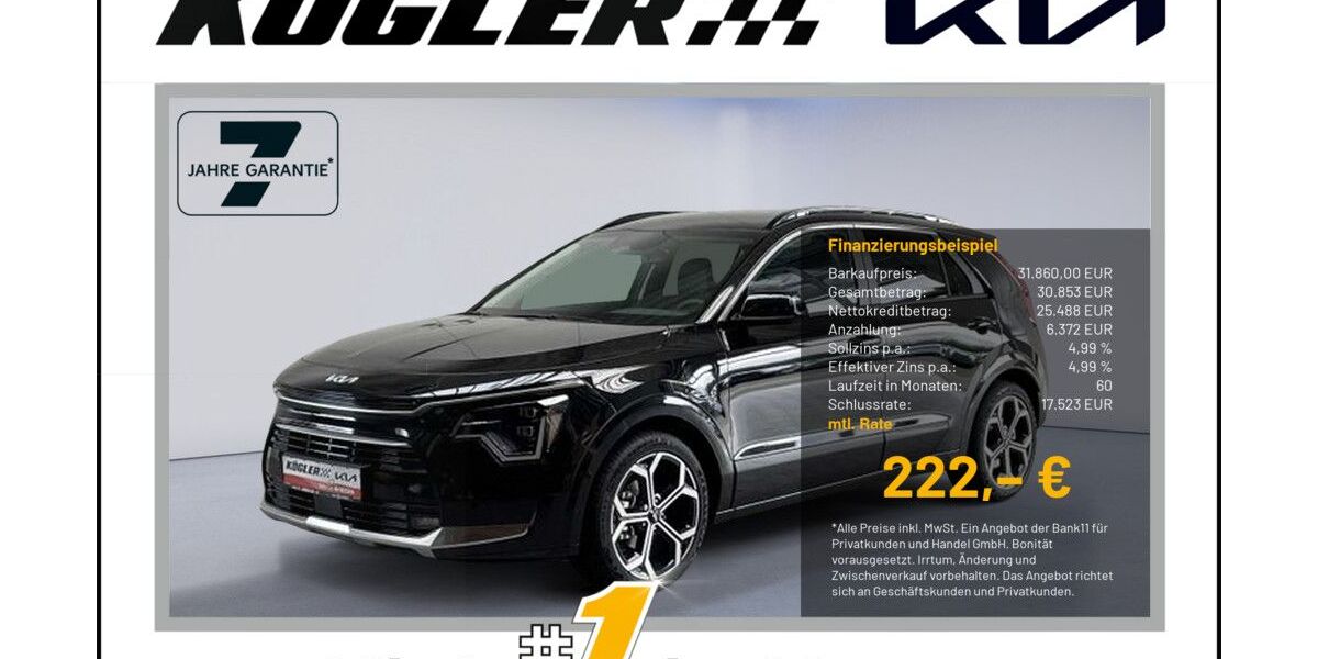 Kia Niro 33.320 km 31.440 &euro; Rosbach | Frankfurt Nord 61191
