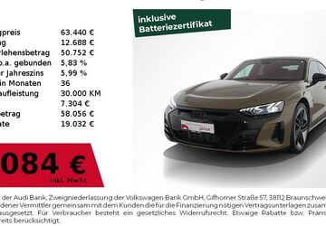 Audi RS e-tron GT 31.300 km 63.440 &euro; Nürnberg 90441