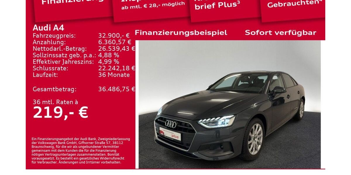Audi A4 11.700 km 32.900 &euro; Berlin 12489