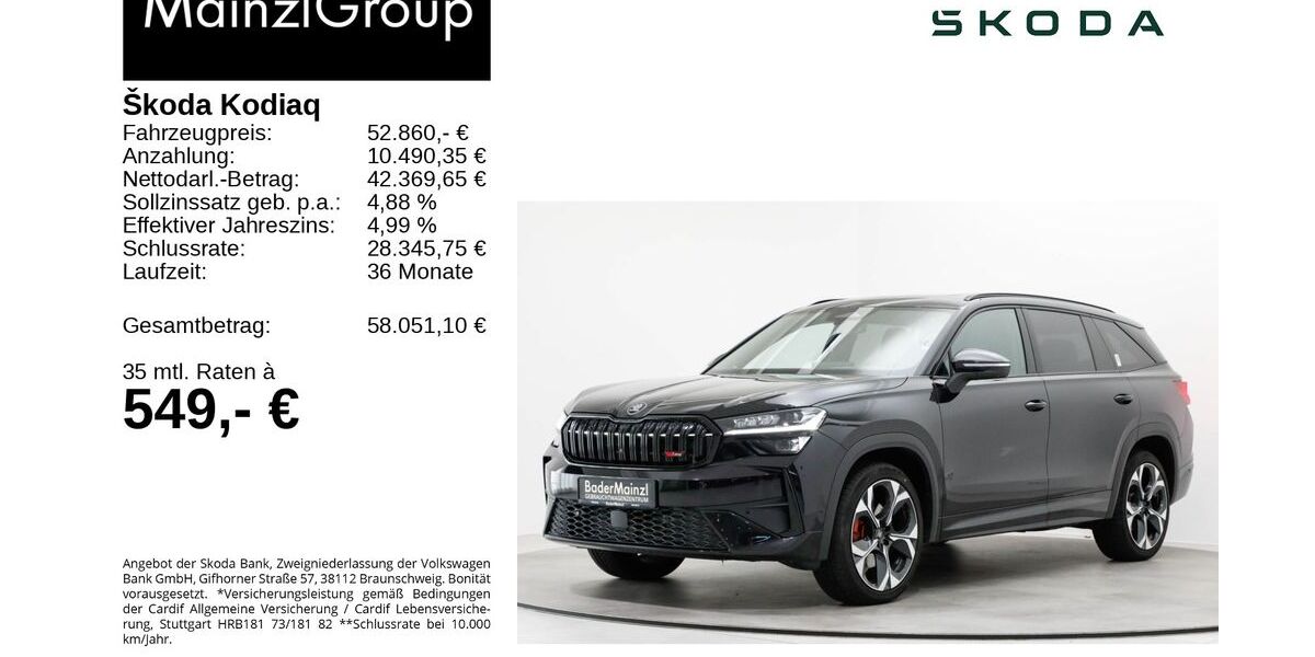 Skoda Kodiaq 22.000 km 52.390 &euro; Feldkirchen/Westerham 83620