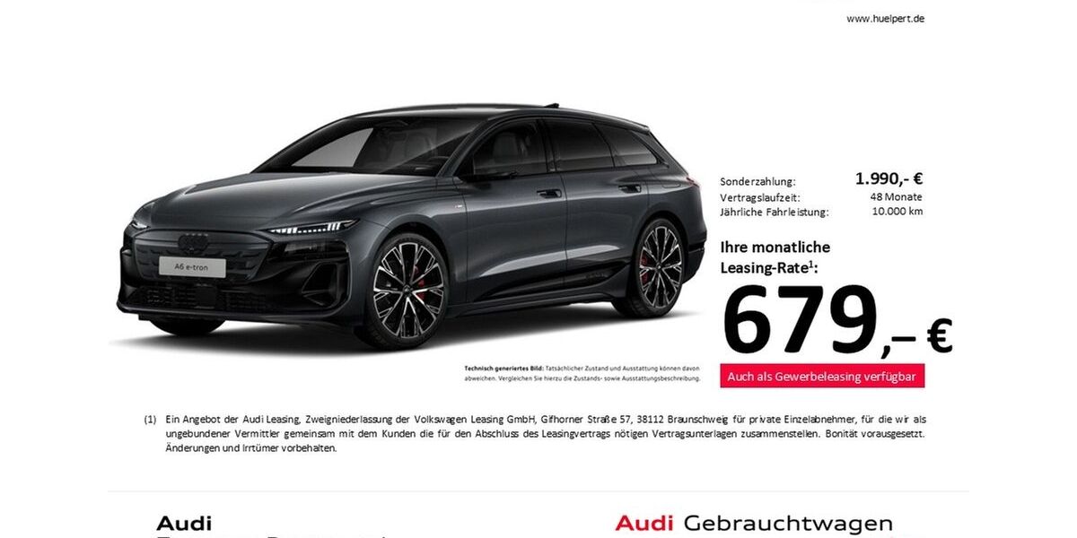 Audi A6 e-tron 15.829 km 76.411 &euro; Dortmund 44143