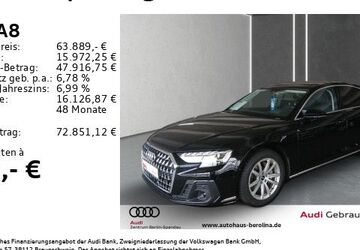 Audi A8 40.711 km 63.889 &euro; Berlin 13581