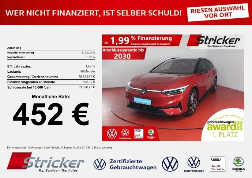 VW ID.7 30.364 km 47.949 &euro; Horn-Bad Meinberg 32805