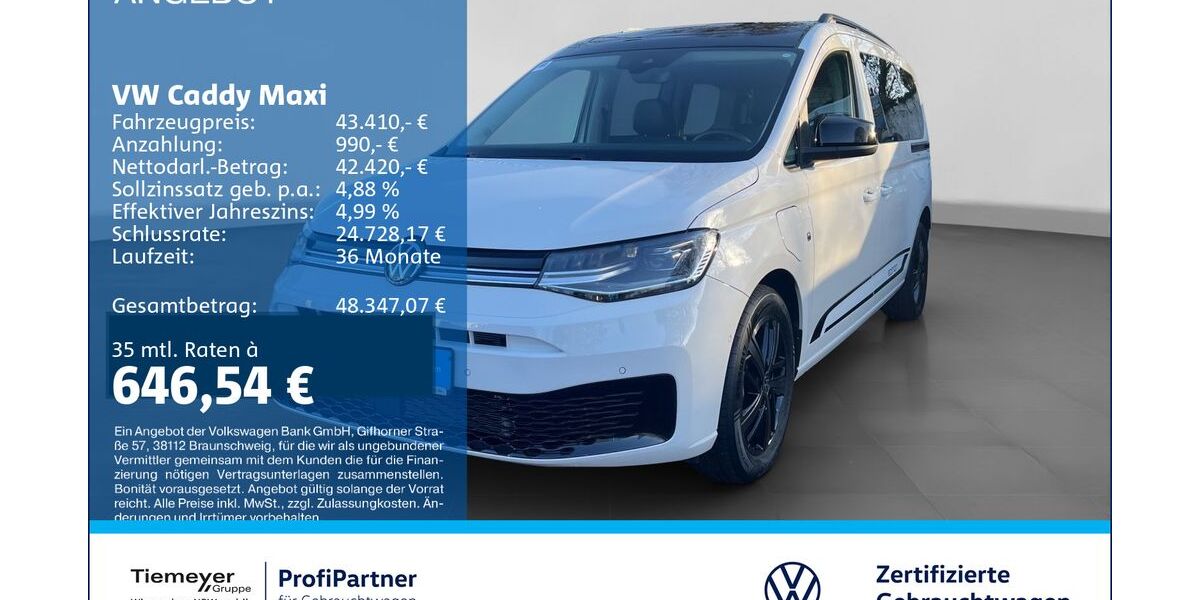 VW Caddy 1.387 km 42.310 &euro; Recklinghausen 45663