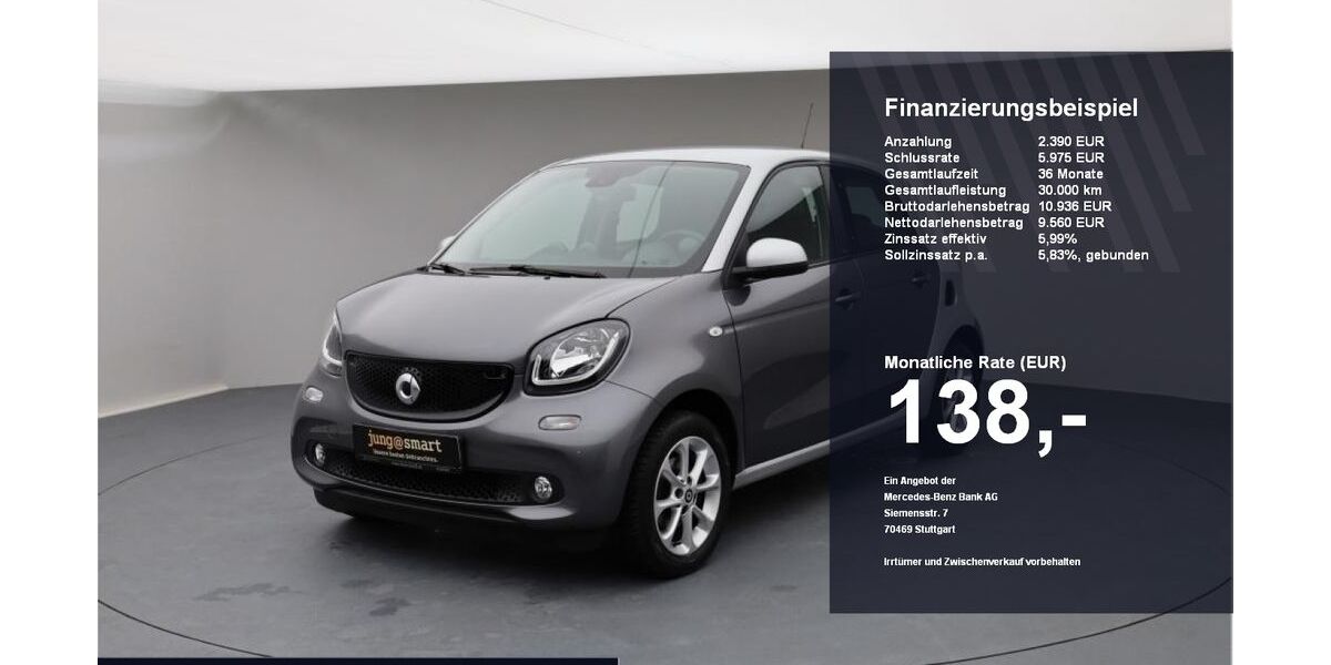 Smart ForFour 40.000 km 11.470 &euro; Ebersberg 85560