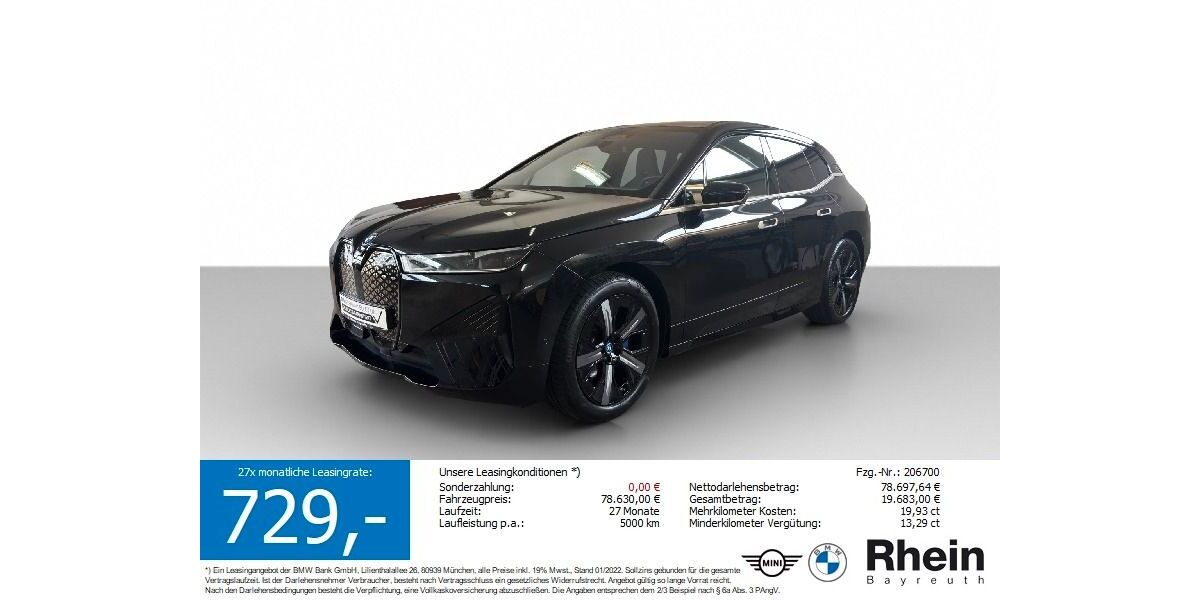 BMW iX 21.799 km 73.280 &euro; Bayreuth 95447