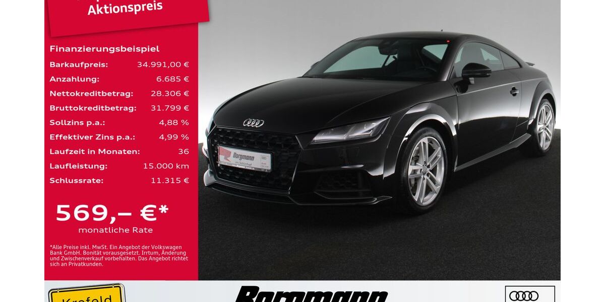 Audi TT 54.750 km 33.552 &euro; Krefeld 47803