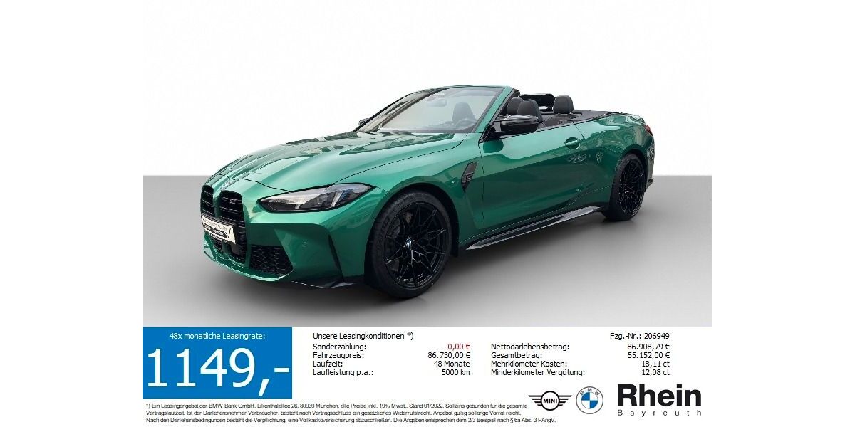 BMW M4 17.926 km 80.940 &euro; Bayreuth 95447