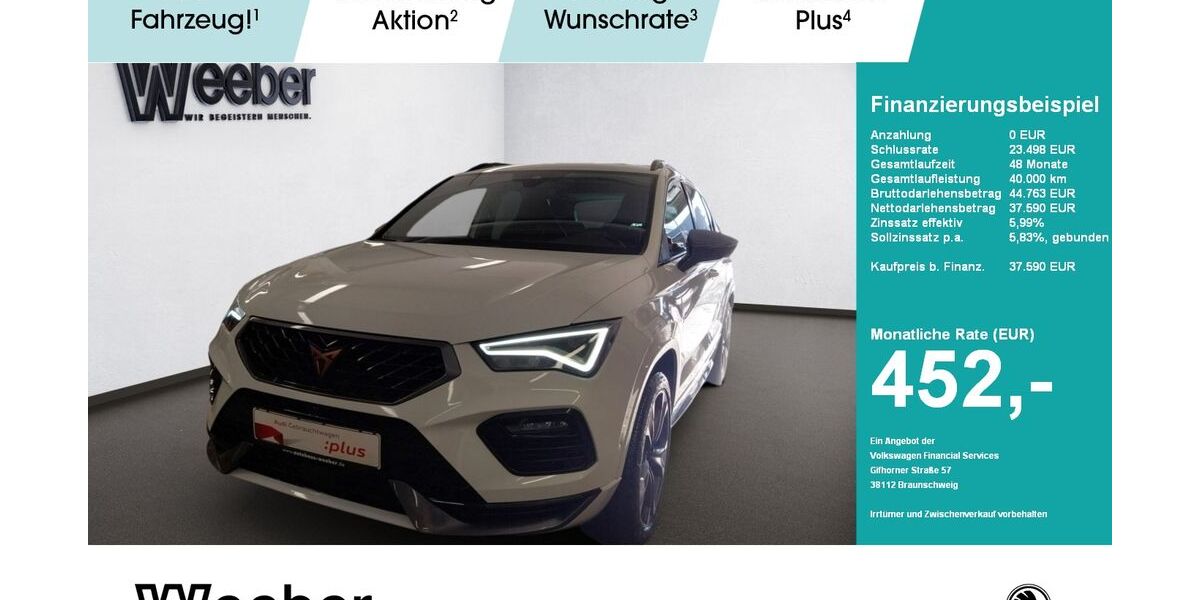 Cupra Ateca 21.744 km 36.590 &euro; Herrenberg 71083