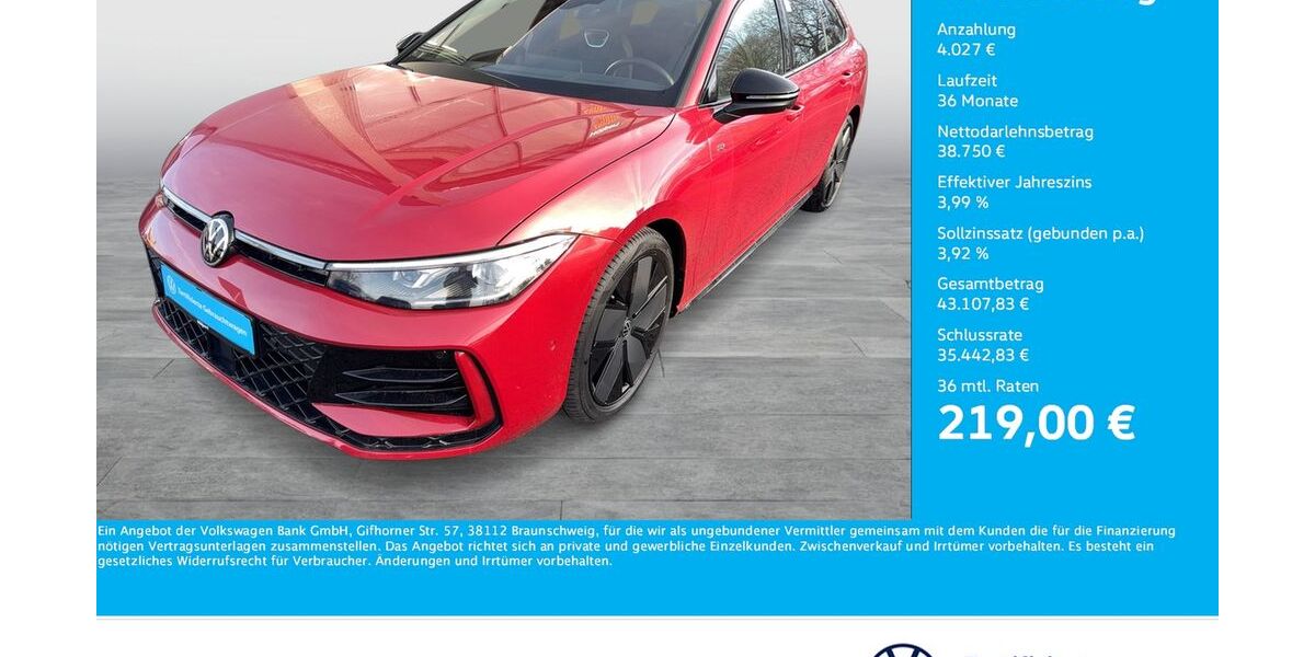 VW Passat Variant 8.573 km 42.888 &euro; Dortmund 44141