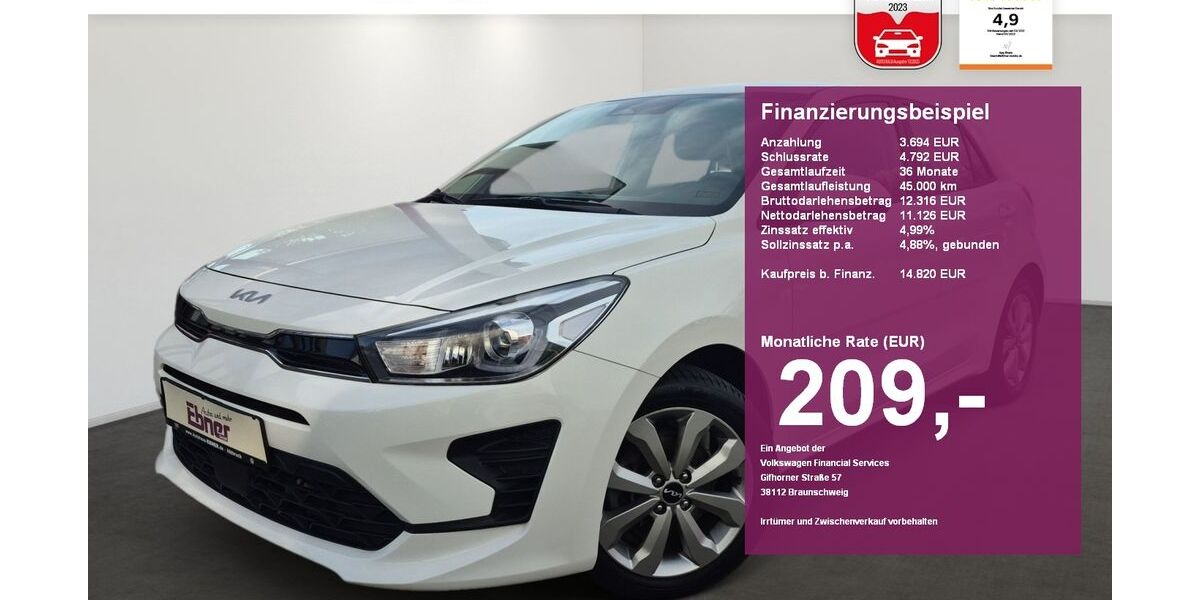 Kia Rio 18.500 km 14.820 &euro; Albbruck 79774