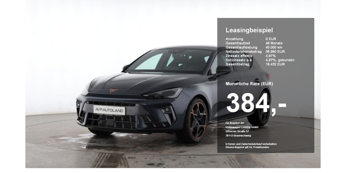 Cupra Leon 5.300 km 36.950 &euro; Plattling 94447