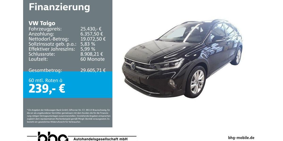 VW Taigo 11.077 km 25.430 &euro; Balingen 72336
