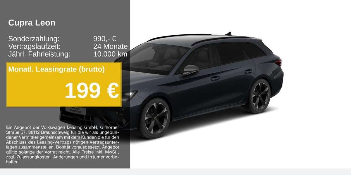 Cupra Leon 24.190 km 30.910 &euro; Bochum 44809