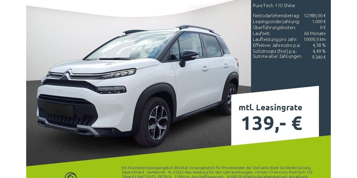 Citroen C3 Aircross 24.994 km 12.970 &euro; Borken 46325