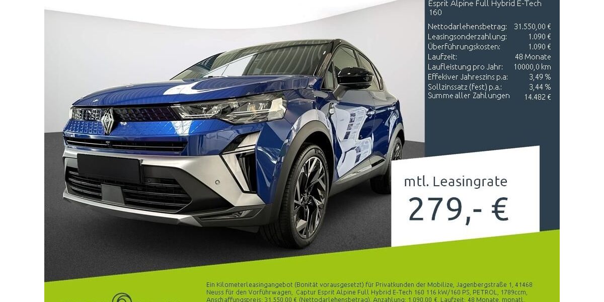 Renault Captur 1.500 km 29.979 &euro; Ahaus 48683