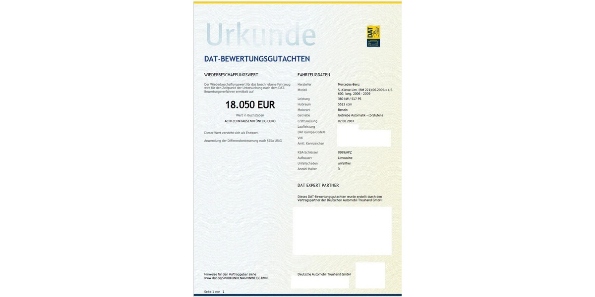 Mercedes-Benz S-Klasse 303.000 km 19.200 &euro; Büchen 21514