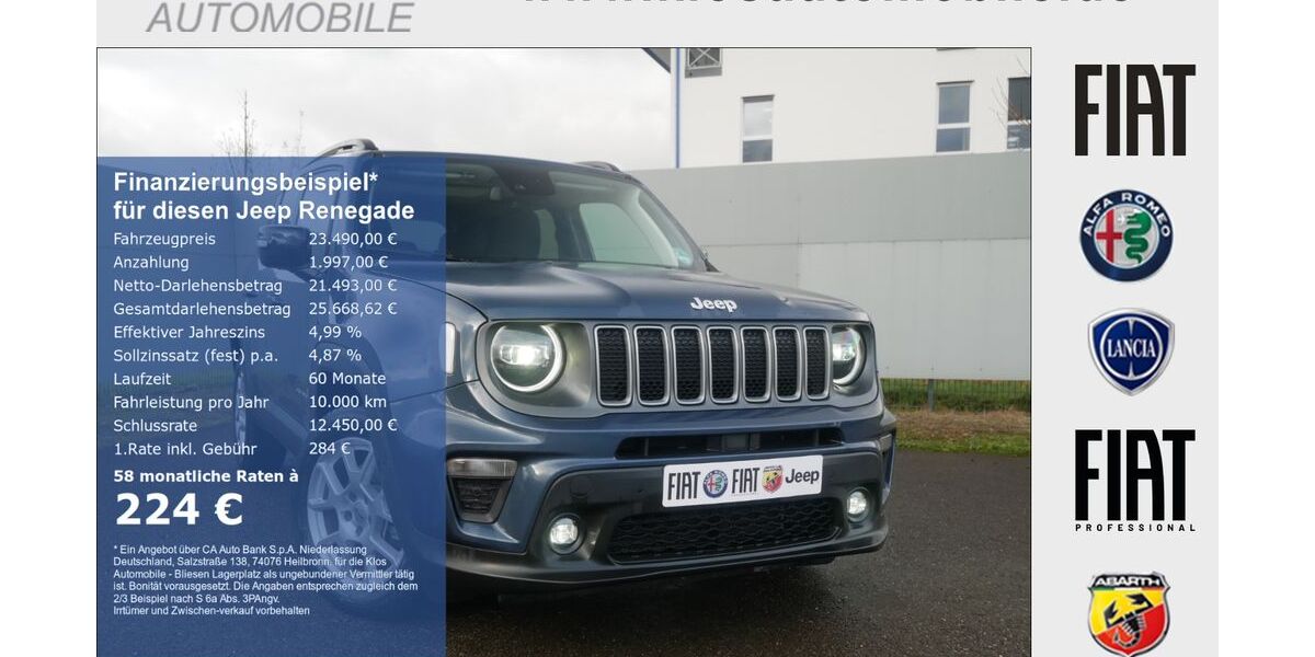 Jeep Renegade 16.356 km 23.490 &euro; Marpingen 66646
