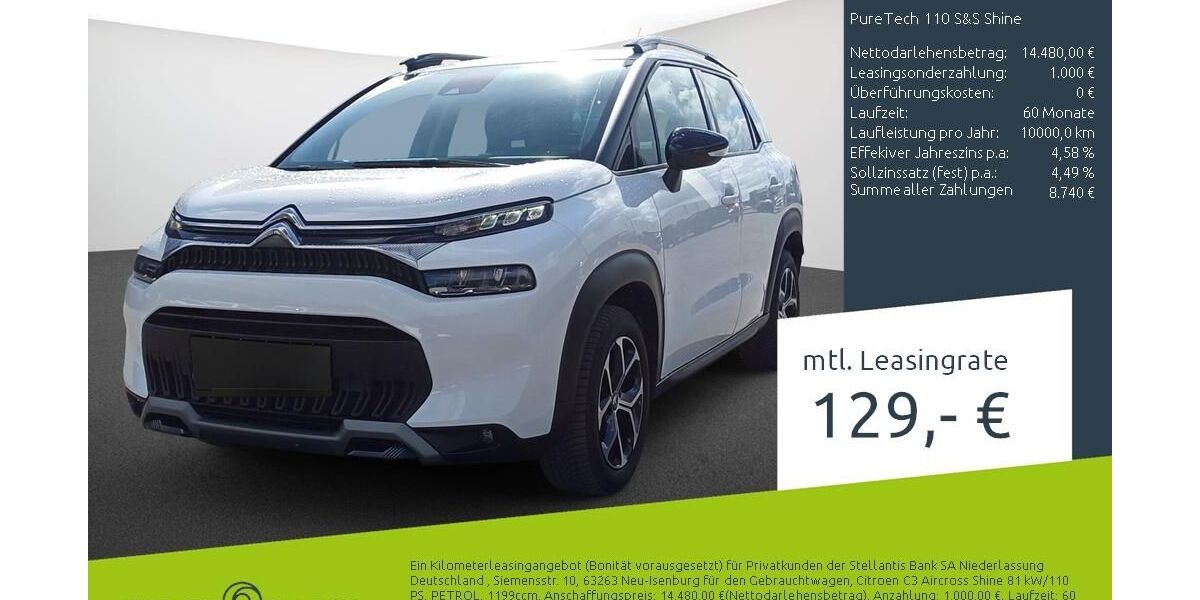 Citroen C3 Aircross 19.201 km 14.480 &euro; Borken 46325