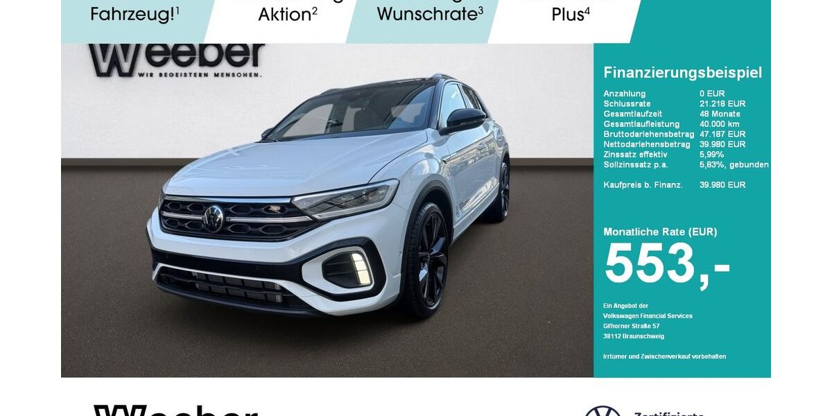 VW T-Roc 1.015 km 39.899 &euro; Weil der Stadt 71263