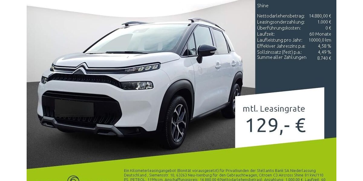 Citroen C3 Aircross 13.947 km 14.880 &euro; Borken 46325