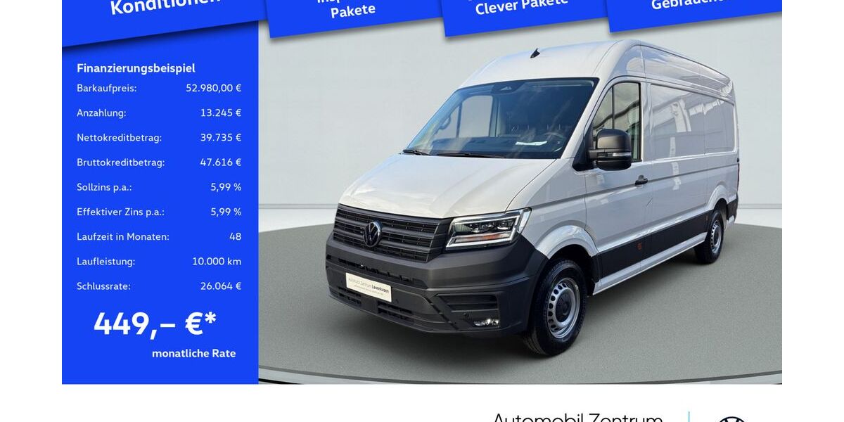 VW Crafter 1.010 km 52.980 &euro; Leverkusen 51379