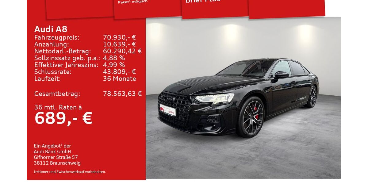 Audi A8 49.714 km 68.950 &euro; Mosbach 74821