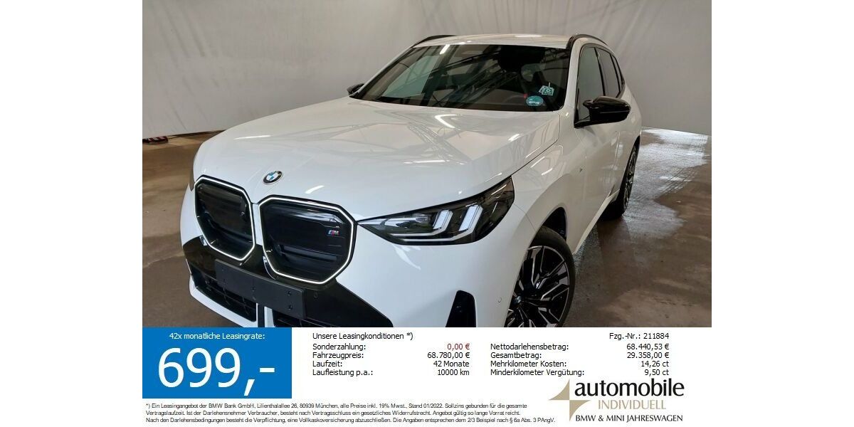 BMW X3 M50 18.990 km 68.640 &euro; Paderborn 33100