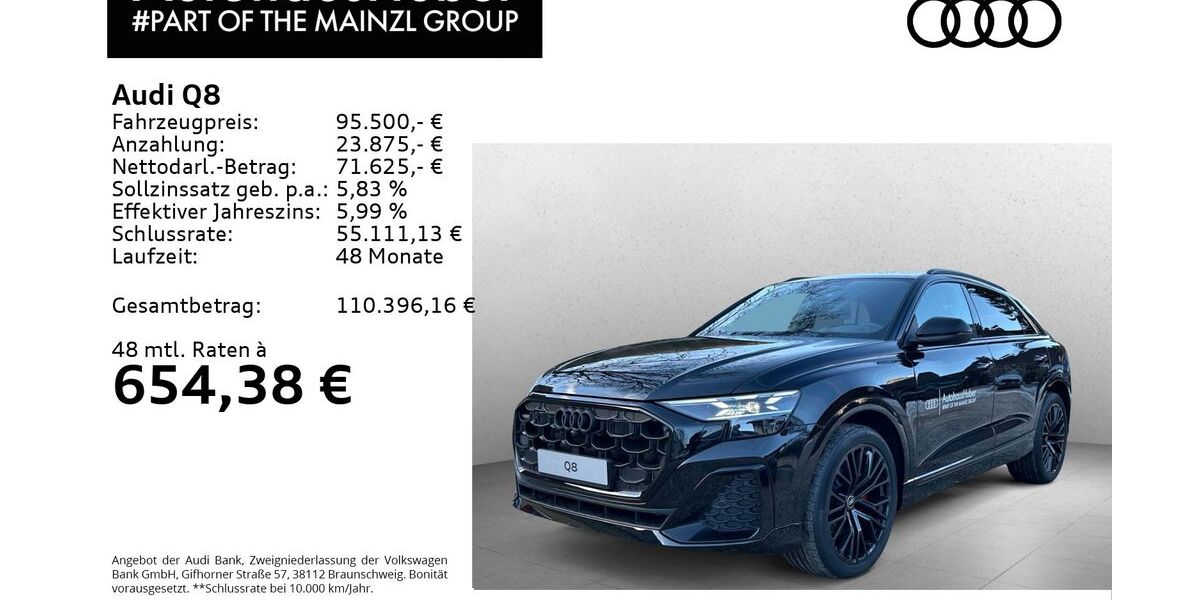 Audi Q8 9.900 km 95.500 &euro; Bad Reichenhall 83435