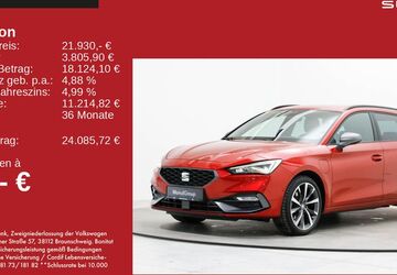 Seat Leon 39.800 km 21.330 &euro; Feldkirchen/Westerham 83620