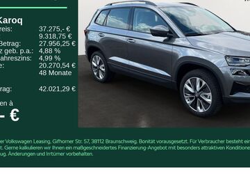 Skoda Karoq 9.500 km 37.275 &euro; Heilbronn 74076