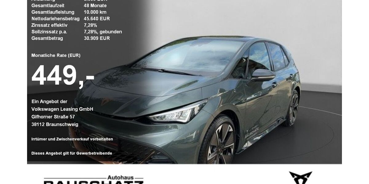 Cupra Born 18.900 km 42.210 &euro; Sigmaringen 72488