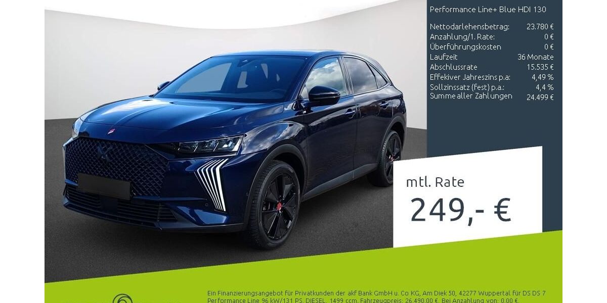 DS Automobiles DS7 (Crossback) 92.479 km 22.880 &euro; Dortmund 44263