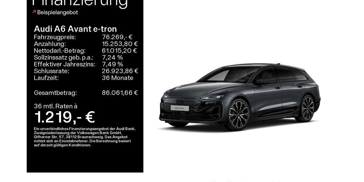 Audi A6 e-tron 20.900 km 76.269 &euro; Mühlheim 63165